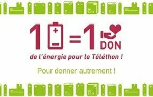 Bientôt la fin de l'opération  1 pile = 1 don, de l'énergie pour le Téléthon 