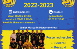 Recrutement 2022-2023 : Senior Dép.