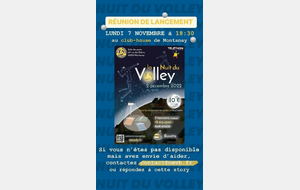 Nuit du volley 2022 : Réunion de lancement