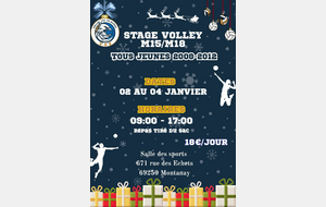 Stage M15/M18 ouvert à tous